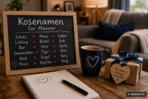Liste mit Kosenamen für Männer 